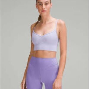 Lululemon Align Sweetheart Bra in Lilac Smoke Size 8 (Minimal Bleach Stains)